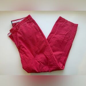 Castaway Nantucket Island Red Corduroy Pants